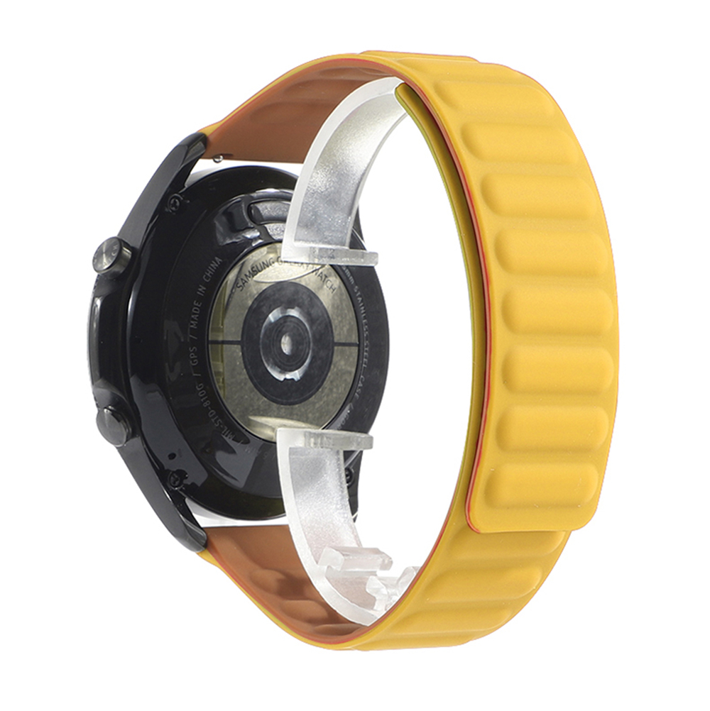 20mm 22mm Silicone Magnetic Band For Samsung Galaxy Active 2 42mm 46mm Huawei GT2 Watch 3 45mm 41mm to Amazfit Bip GTR Strap free shipping