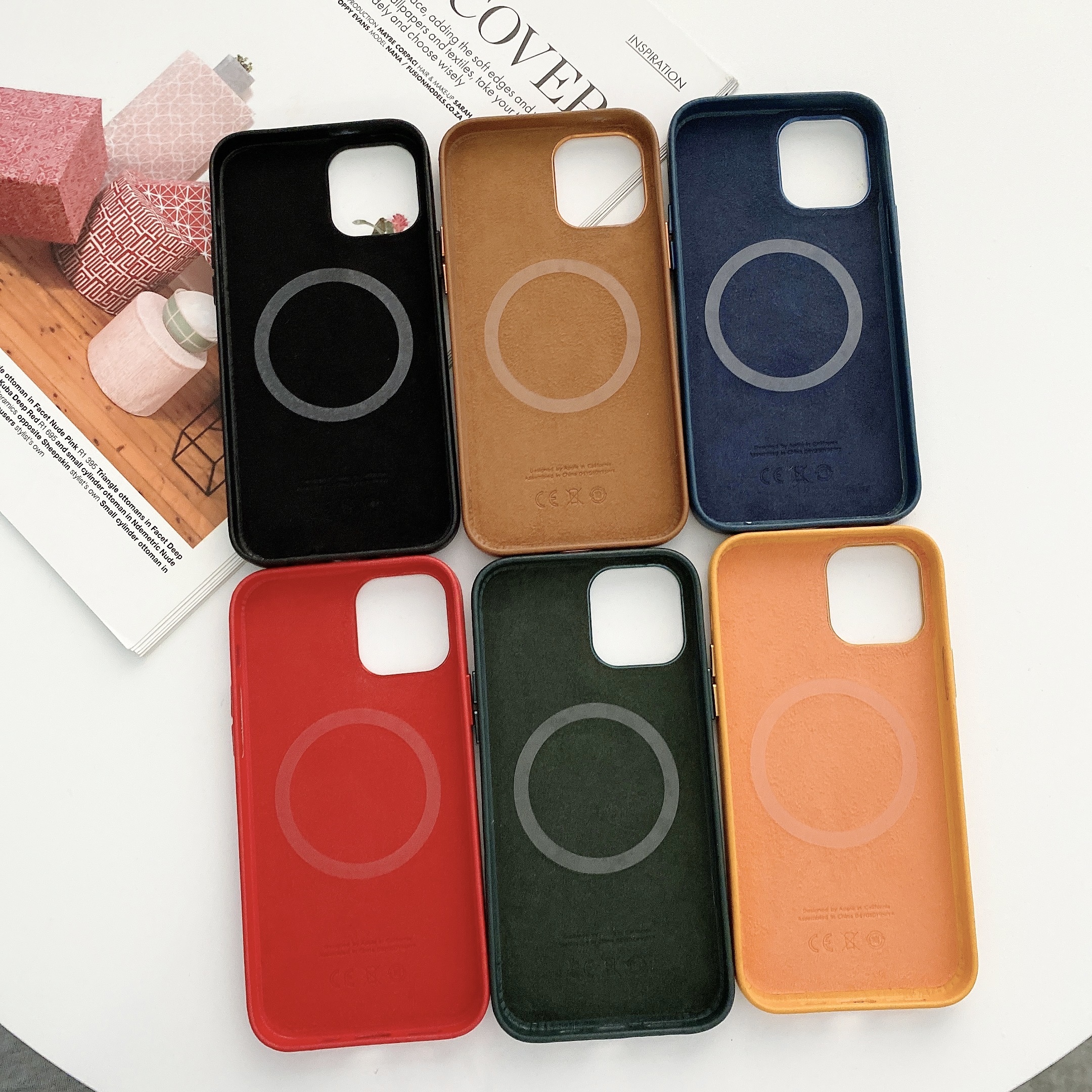 Magsafe luxury business leather phone cases with animation function, suitable for iPhone 12 Pro Max Mini 5G Magnetic suction wireless charging perfect protection A, Yellow
Magsafe luxury business leather phone cases with animation function, suitable for iPhone 12 Pro Max Mini 5G Magnetic suction wireless charging perfect protection A, Yellow