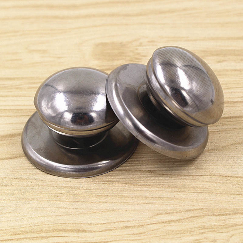 Stainless Steel Replaceable Cookware Kettle Lid Accessories Pot Top Beads Handgrip Grip Pot Cover Handle Cover Handle Knob 1Pcs