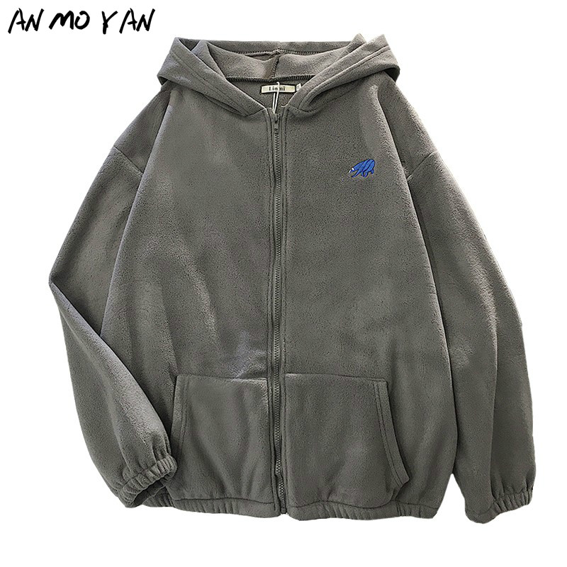 winter womens hoodie autumn korean fashion animal embroidery printing loose plush zipper sweatshirt, Black
winter womens hoodie autumn korean fashion animal embroidery printing loose plush zipper sweatshirt, Black