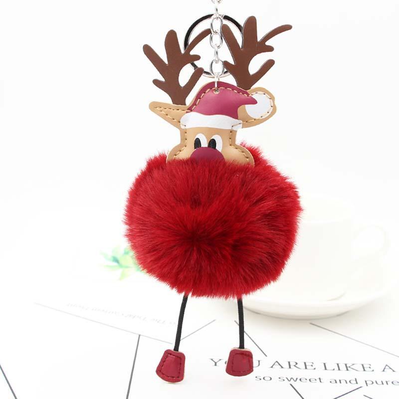 Keychains Fluffy Pompon Xmas Deer Keychain Llavero Key Chain Chaveiro Brelok Cute Elk Porte Clef Animal Ring Bag Pendant Trinket Gift
Keychains Fluffy Pompon Xmas Deer Keychain Llavero Key Chain Chaveiro Brelok Cute Elk Porte Clef Animal Ring Bag Pendant Trinket Gift