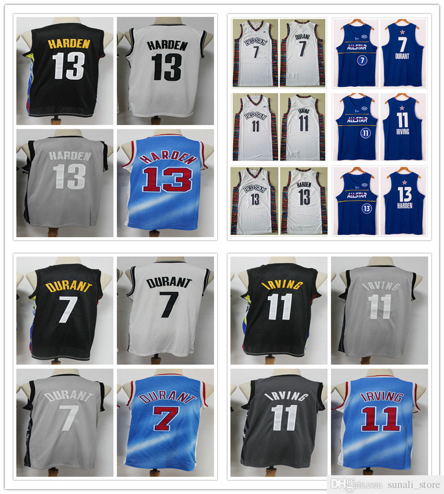 Stitched Men Kevin 7 Durant Irving 11 Kyrie James 13 Harden Jerseys Basketball 2021 City Black White Grey All-Star Blue College Sports Shirts
Stitched Men Kevin 7 Durant Irving 11 Kyrie James 13 Harden Jerseys Basketball 2021 City Black White Grey All-Star Blue College Sports Shirts