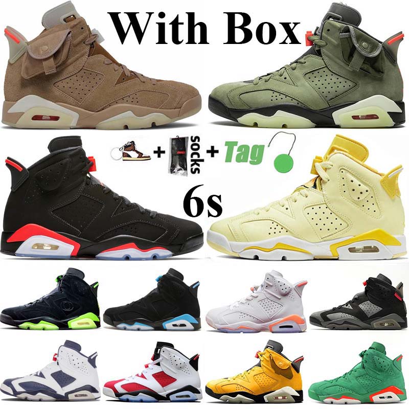2022 Jumpman 6 6s Mens Basketball Shoes Air Travis British Khaki Scotts Midnight Navy Black Infrared Carmine Women Sneakers Retro Trainers Size 36-47, Bubble wrap packaging
2022 Jumpman 6 6s Mens Basketball Shoes Air Travis British Khaki Scotts Midnight Navy Black Infrared Carmine Women Sneakers Retro Trainers Size 36-47, Bubble wrap packaging
