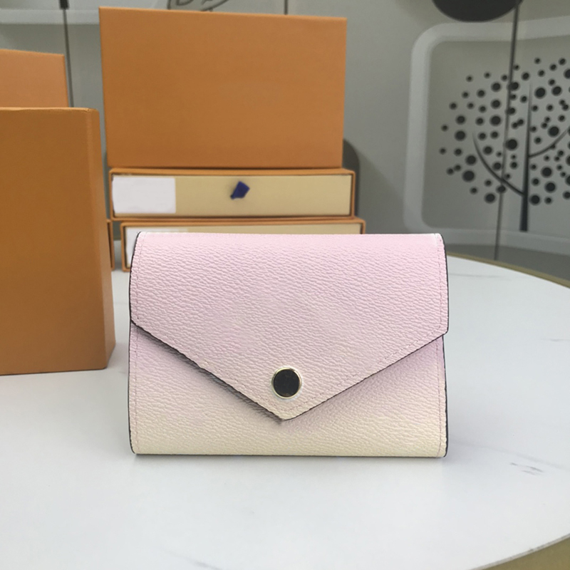 Designers Ladie's Wallets High-Quality VICTORINE Clutch Bag Canvas Gradient Portable Card Case Fashion Purse, Pink with yellow 
Designers Ladie's Wallets High-Quality VICTORINE Clutch Bag Canvas Gradient Portable Card Case Fashion Purse, Pink with yellow