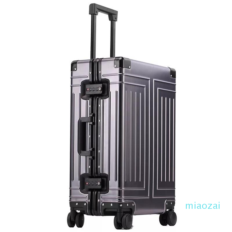 Suitcases Top Quality 100% Aluminum Magnesium Travel Luggage 20/24/28 Inch Brand Trolley Suitcase Spinner Boarding Rolling
Suitcases Top Quality 100% Aluminum Magnesium Travel Luggage 20/24/28 Inch Brand Trolley Suitcase Spinner Boarding Rolling