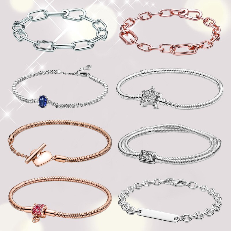 2021 luxury 100% 925 sterling silver suitable for Pandora crown bracelet snake chain bracelet lady Diy jewelry
2021 luxury 100% 925 sterling silver suitable for Pandora crown bracelet snake chain bracelet lady Diy jewelry
