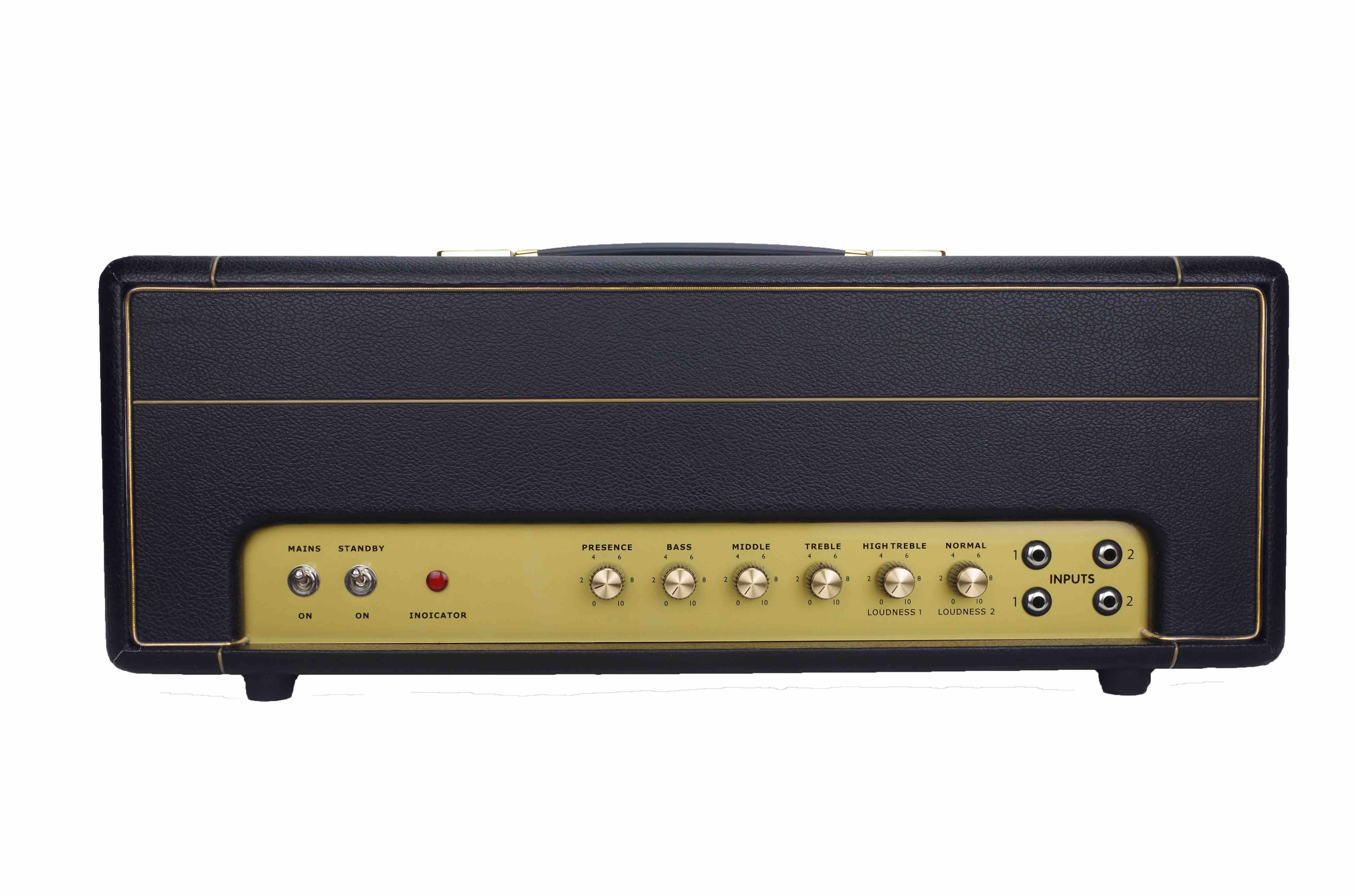 Custom PLEXI 1959 Handmade Guitar Amp Head Amplifier Combo 50W 12A7*3, EL34*2 Tubes
Custom PLEXI 1959 Handmade Guitar Amp Head Amplifier Combo 50W 12A7*3, EL34*2 Tubes
