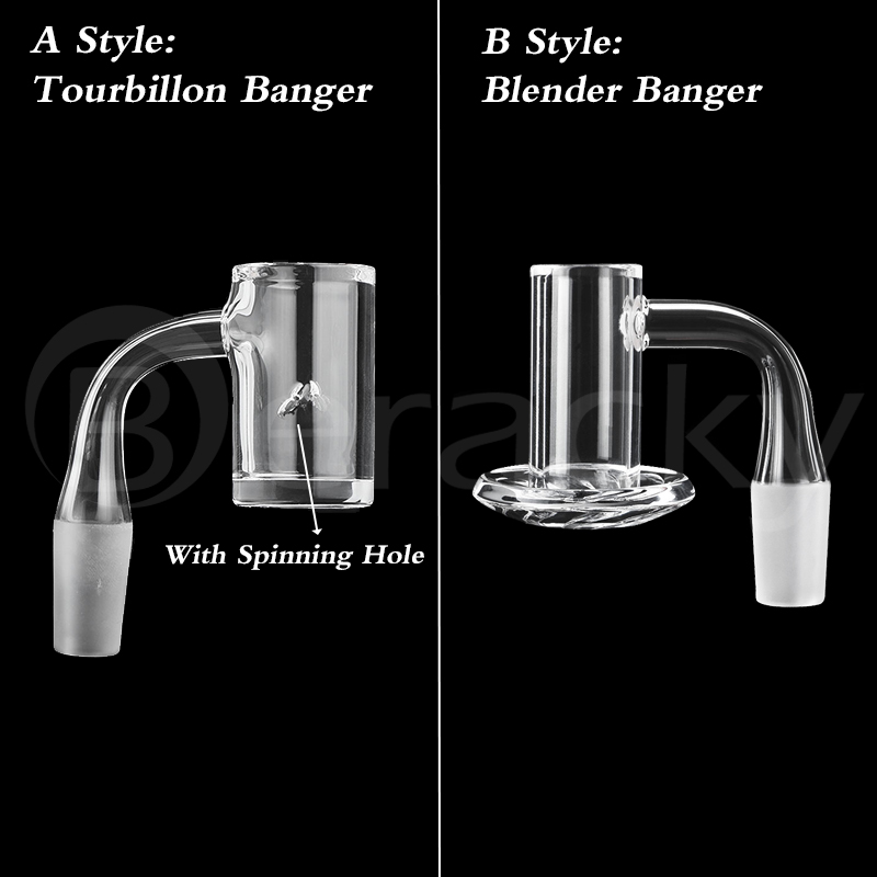 Two Styles Beveled Edge Smoking 25mmOD Tourbillon/ Spinning 20mmOD Blender Quartz Banger 10mm 14mm 18mm 45*90 Male Female Nails For Glass Bongs
Two Styles Beveled Edge Smoking 25mmOD Tourbillon/ Spinning 20mmOD Blender Quartz Banger 10mm 14mm 18mm 45*90 Male Female Nails For Glass Bongs