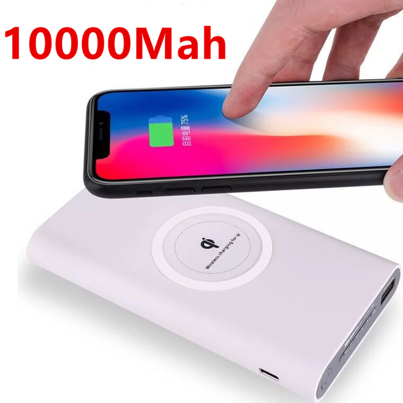 Universal Portable 10000mAh Power Bank Qi Wireless Charger For all smartphone iPhone X XS MAX Samsung S6 S7 S8 Powerbank
Universal Portable 10000mAh Power Bank Qi Wireless Charger For all smartphone iPhone X XS MAX Samsung S6 S7 S8 Powerbank