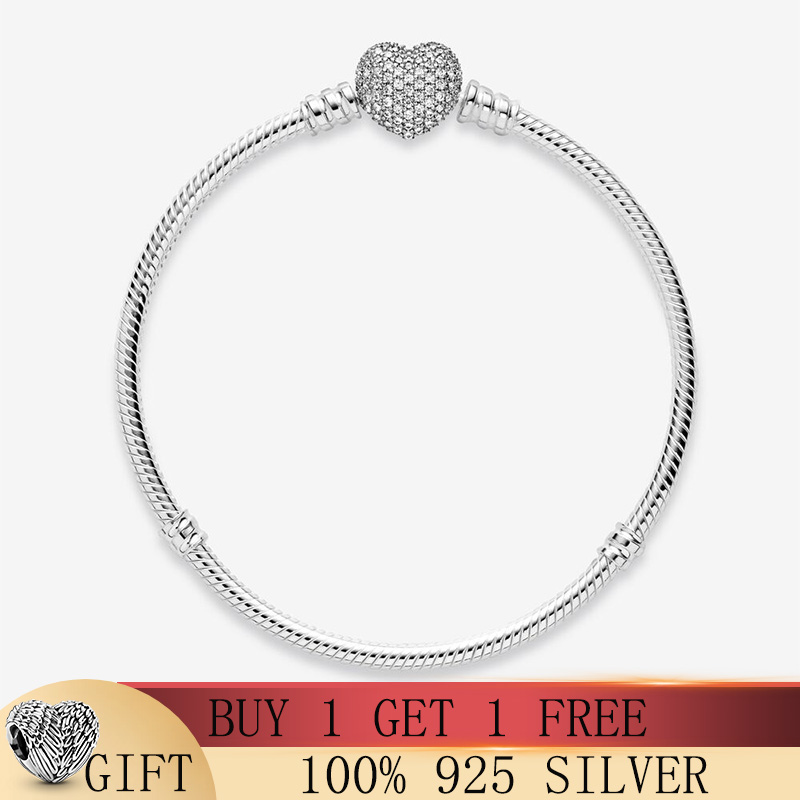 925 Sterling High Quality Authentic Silver Color Snake Chain Fine Bracelet Fit European Charm Bracelet for Women Jewelry Makingg
925 Sterling High Quality Authentic Silver Color Snake Chain Fine Bracelet Fit European Charm Bracelet for Women Jewelry Makingg