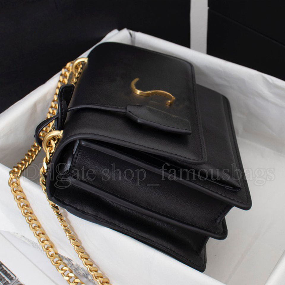 Designers Womens Handbags Purses Luxury Chain Shoulder Bags High quality small purse Plain Black Genuine Leather calfskin Fashion Designer Crossbody Bag, Black gold hardware
Designers Womens Handbags Purses Luxury Chain Shoulder Bags High quality small purse Plain Black Genuine Leather calfskin Fashion Designer Crossbody Bag, Black gold hardware
