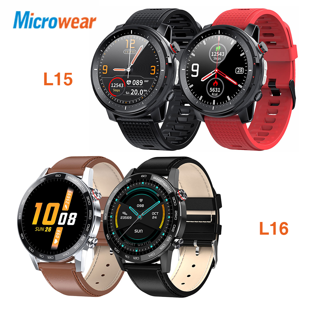 Microwear L15 L16 Smart Watch Men IP68 Waterproof smartWatch ECG PPG Blood Pressure Heart Rate sport fitness Smartwatch For VIPg, L15 black
Microwear L15 L16 Smart Watch Men IP68 Waterproof smartWatch ECG PPG Blood Pressure Heart Rate sport fitness Smartwatch For VIPg, L15 black
