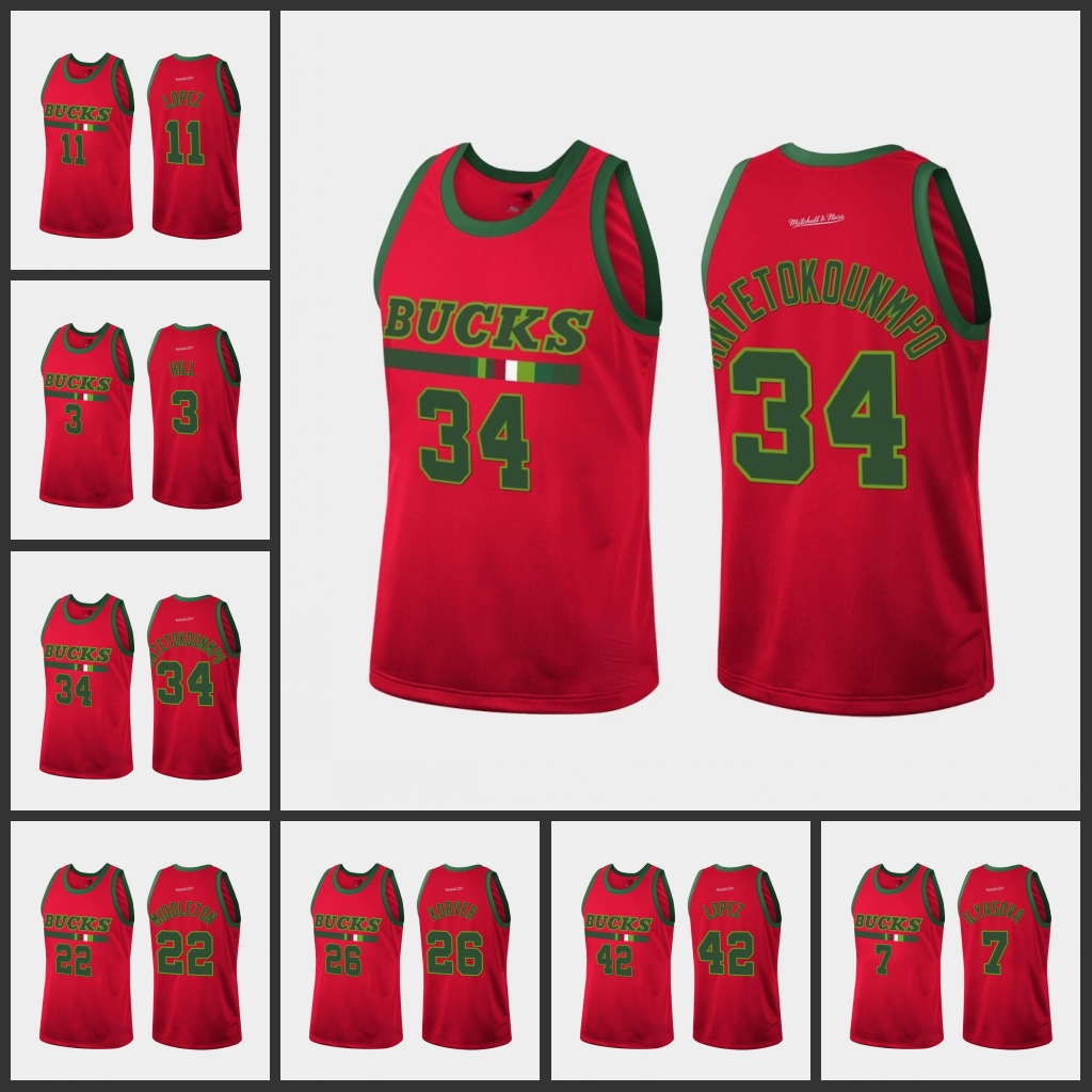 Milwaukee Bucks Men Giannis Antetokounmpo Kyle Korver Khris Middleton Team Heritage Jersey Mitchell Ness, Black
Milwaukee Bucks Men Giannis Antetokounmpo Kyle Korver Khris Middleton Team Heritage Jersey Mitchell Ness, Black