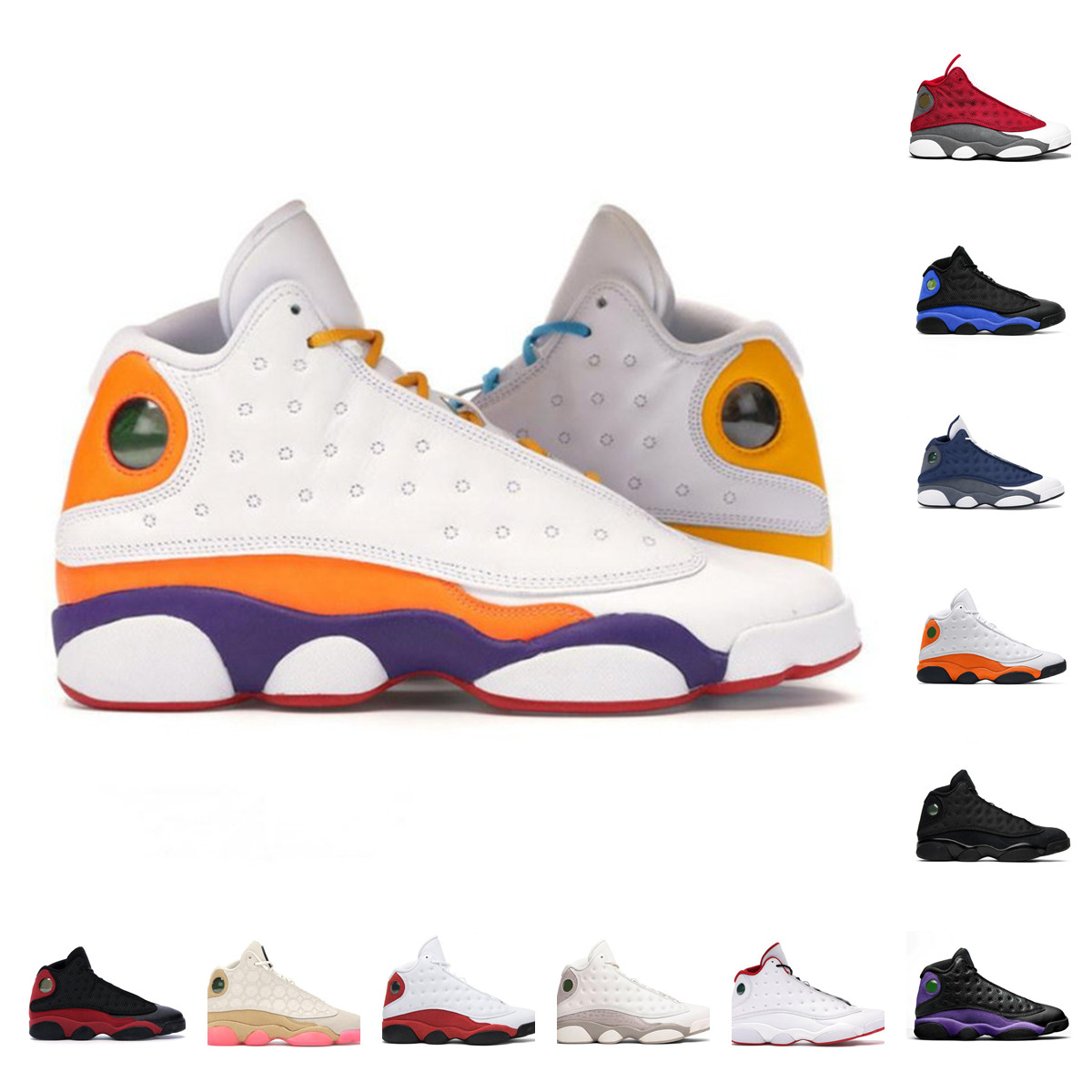 2021 Jumpman 13 mens basketball shoes 13s Playground Altitude Reverse He Got Game Bred White Lucky Green women sneakers Gym Red Flint Grey sports shoe, 14
2021 Jumpman 13 mens basketball shoes 13s Playground Altitude Reverse He Got Game Bred White Lucky Green women sneakers Gym Red Flint Grey sports shoe, 14