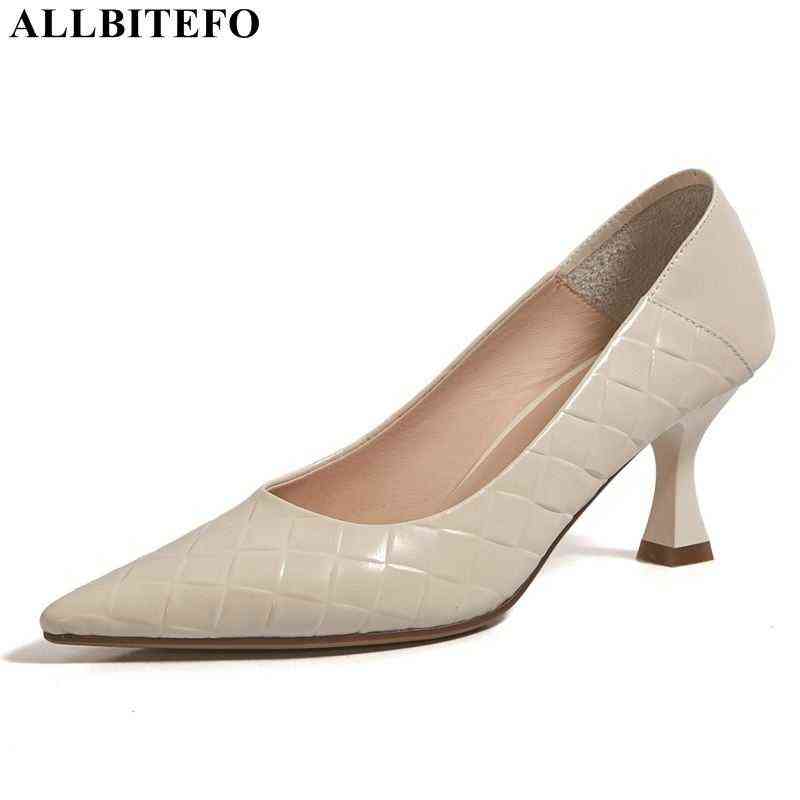 ALLBITEFO pointed toe natural cow leather women heels shoes fashion sexy high heels women high heel shoes Talons hauts femme 210611, As picture
ALLBITEFO pointed toe natural cow leather women heels shoes fashion sexy high heels women high heel shoes Talons hauts femme 210611, As picture