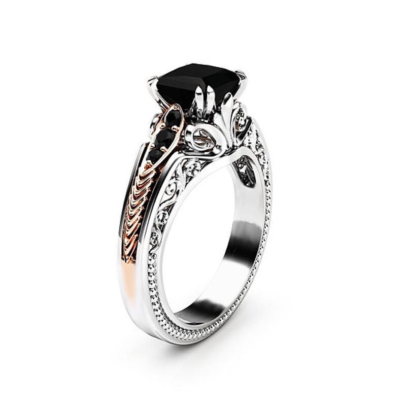 Real Solid Ring Diamond Pandora Style Ring Wedding Jewelry Rings Engagement For Women, Silver
Real Solid Ring Diamond Pandora Style Ring Wedding Jewelry Rings Engagement For Women, Silver
