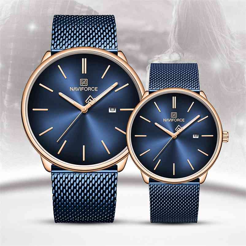 Top brand NAVIFORCE Mens watches Quartz simple men male Wrist Waterproof Couple table Relogio Masculino 210608, Women silver
Top brand NAVIFORCE Mens watches Quartz simple men male Wrist Waterproof Couple table Relogio Masculino 210608, Women silver