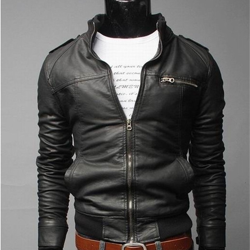 Men' & Faux Men High Quality Classic Motorcycle Bike Cowboy Mens Leather Jackets Male Plus Thick Coats M-3XL, Brown-1
Men' & Faux Men High Quality Classic Motorcycle Bike Cowboy Mens Leather Jackets Male Plus Thick Coats M-3XL, Brown-1