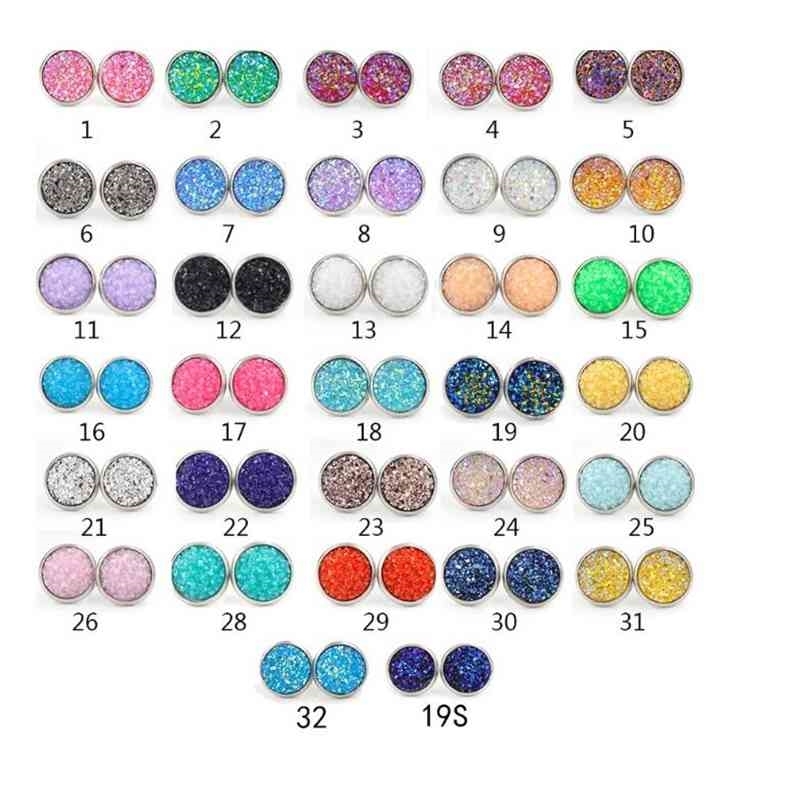 8mm Stainless Steel Ear Stud Earrings Handmade Resin Round Star Mermaid Druzzi Jewelry Accessories Gifts For Women And Children
8mm Stainless Steel Ear Stud Earrings Handmade Resin Round Star Mermaid Druzzi Jewelry Accessories Gifts For Women And Children