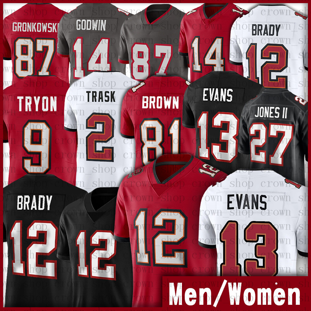 12 Tom Brady Jerseys 13 Mike Evans 2 Kyle Trask 87 Rob Gronkowski Joe Tryon Chris Godwin Ronald Jones II Fournette Antonio Brown Winfield Devin White Robert Hainsey, Women(hai dao)
12 Tom Brady Jerseys 13 Mike Evans 2 Kyle Trask 87 Rob Gronkowski Joe Tryon Chris Godwin Ronald Jones II Fournette Antonio Brown Winfield Devin White Robert Hainsey, Women(hai dao)