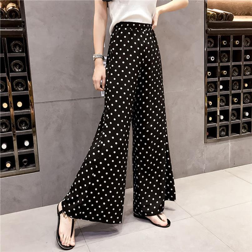dot print wide leg women capri trousers loose high waist autumn fashion casual female streetwear, Black;white
dot print wide leg women capri trousers loose high waist autumn fashion casual female streetwear, Black;white