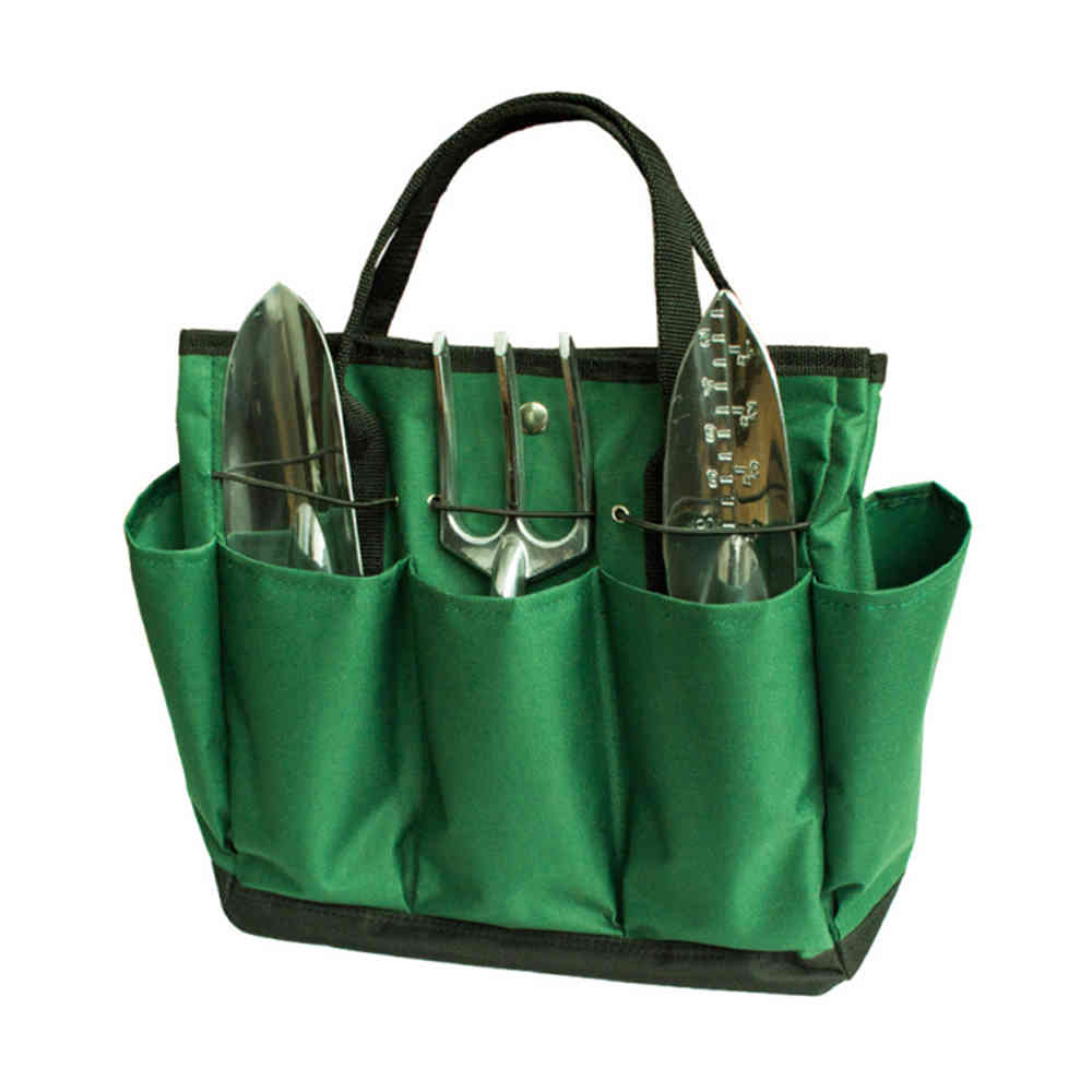 Garden Tool Bag Multifunctional Portable Wall Hanging Oxford Gardening Tool Organizer Handheld Pocket Outdoor Indoor Storage Bag
