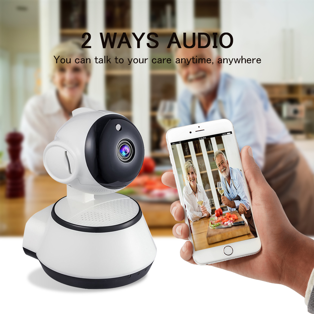 Home Security 720P IP Camera Wireless Smart WiFi Camera WI-FI Night Vision Surveillance Baby Monitor HD Mini CCTV Cam V380