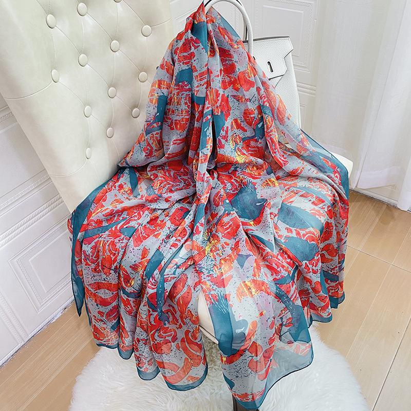 Scarves DT65 Brand Designer Silk Scarf High Quality Foulard Bandana Long Lrage Shawls Wrpas Winter Neck Pashmina Lady Hijab
Scarves DT65 Brand Designer Silk Scarf High Quality Foulard Bandana Long Lrage Shawls Wrpas Winter Neck Pashmina Lady Hijab