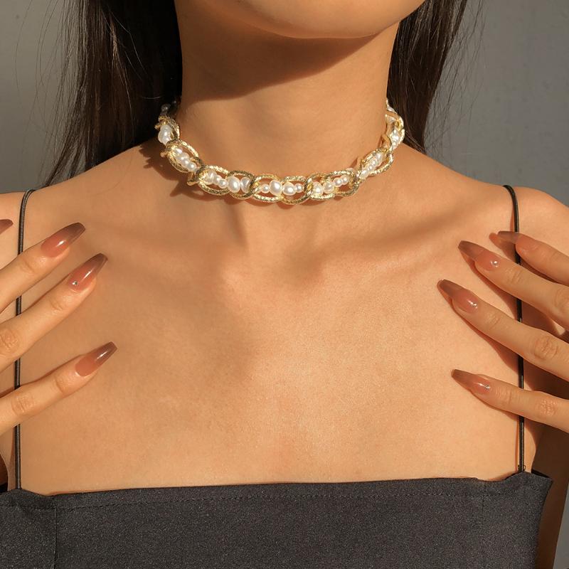Chains Lalynnly Personality Elegant Simulation Pearl Necklaces For Women Ladies Clavicle Chain Necklace Party Wholesale Jewelry N9676, Silver
Chains Lalynnly Personality Elegant Simulation Pearl Necklaces For Women Ladies Clavicle Chain Necklace Party Wholesale Jewelry N9676, Silver