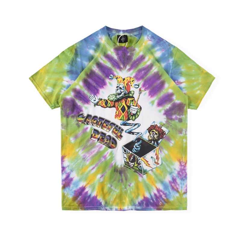 21ss Europe USA Tee Skateboard t shirt Men Women Chinatown Market grave magical box tiedye print High Street Casual Tshirt
21ss Europe USA Tee Skateboard t shirt Men Women Chinatown Market grave magical box tiedye print High Street Casual Tshirt