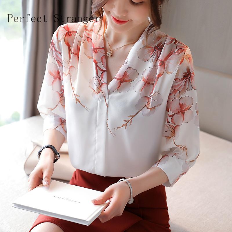 Autumn Arrival V Collar Half Sleeve Printed Women Chiffon Blouse High Quality Women's Blouses & Shirts, White
Autumn Arrival V Collar Half Sleeve Printed Women Chiffon Blouse High Quality Women's Blouses & Shirts, White