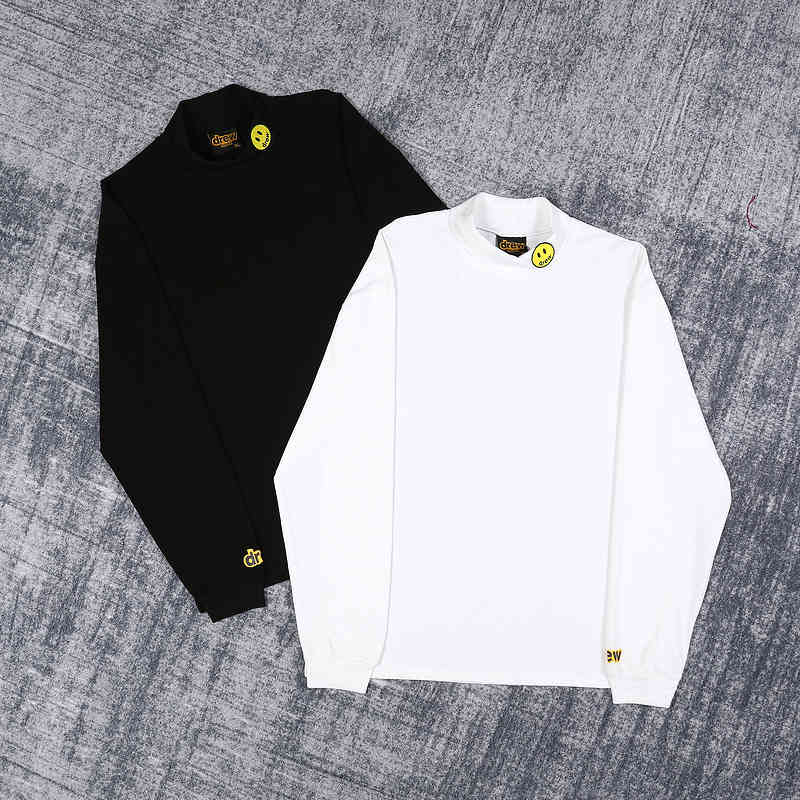 Hot Selling Trendy Brand Trendy Drew Smiley Face High Collar Men' and Women' Same Casual Couple' Loose Large Bottomed Long Sleeve T-shirt, White
Hot Selling Trendy Brand Trendy Drew Smiley Face High Collar Men' and Women' Same Casual Couple' Loose Large Bottomed Long Sleeve T-shirt, White