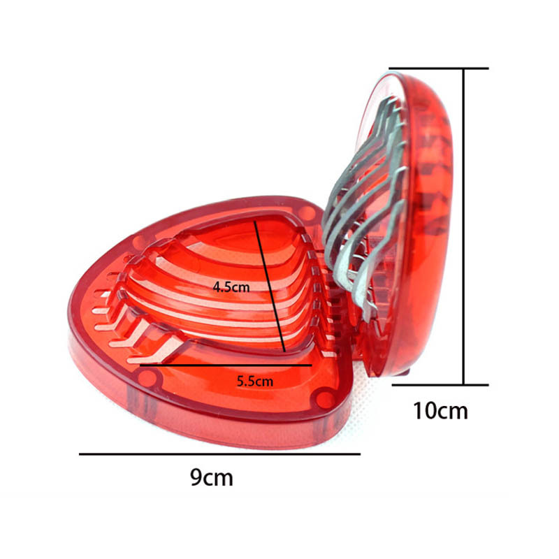 Stainless Steel vegetable Fruit Carving Tools Portable Strawberry Slicer Salad Cutter Kitchen decor Gadgets DIY hand Craft 1 pcs