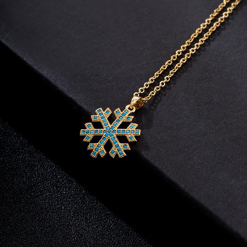 Pendant Necklaces Fashion Green Zircon Stainless Steel Snowflake Necklace For Women Initial CZ Party Wedding Jewelry Gift
Pendant Necklaces Fashion Green Zircon Stainless Steel Snowflake Necklace For Women Initial CZ Party Wedding Jewelry Gift