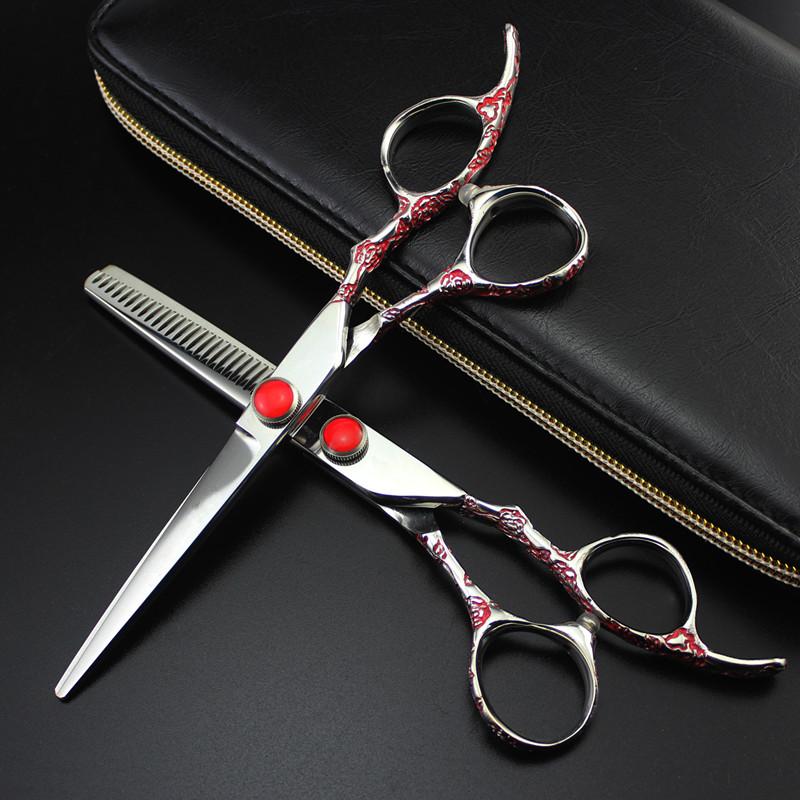 Hair Scissors Professional Japan 440c Plum Handle 6 Inch Cutting Barber Makas Salon Thinning Shears Hairdressing
Hair Scissors Professional Japan 440c Plum Handle 6 Inch Cutting Barber Makas Salon Thinning Shears Hairdressing