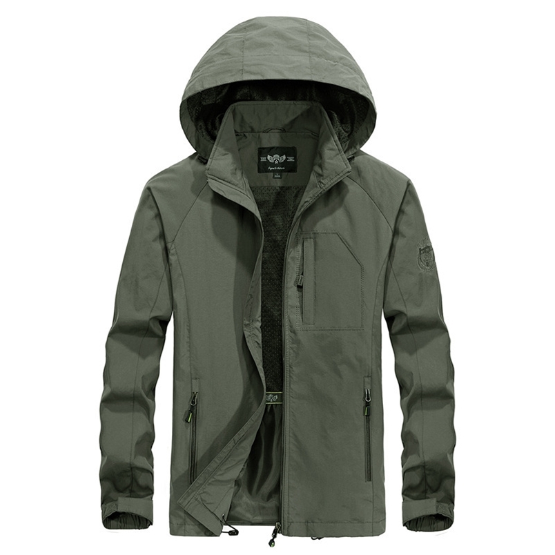 Plus Size 5XL Men's Waterproof Breathable Jacket Spring Autumn Thin Casual Overcoat Army Tactical Windbreaker Coats 210904, Navy blue
Plus Size 5XL Men's Waterproof Breathable Jacket Spring Autumn Thin Casual Overcoat Army Tactical Windbreaker Coats 210904, Navy blue