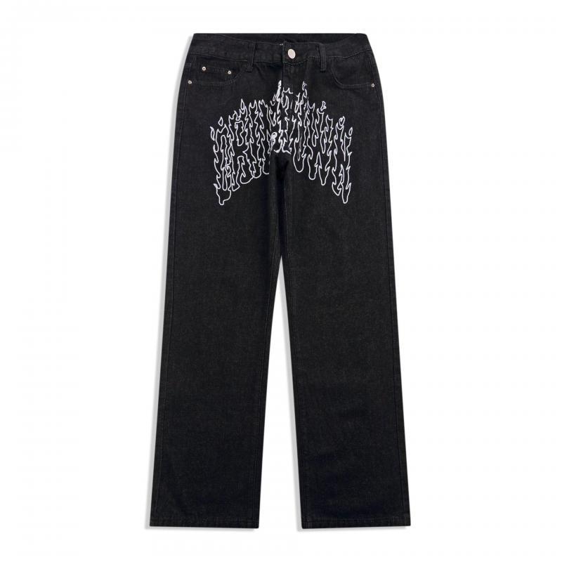 Men's Jeans European Style High Street Embroidery Men And Women Trend Personality Loose Straight Casual Trousers Hip-hop, Black
Men's Jeans European Style High Street Embroidery Men And Women Trend Personality Loose Straight Casual Trousers Hip-hop, Black