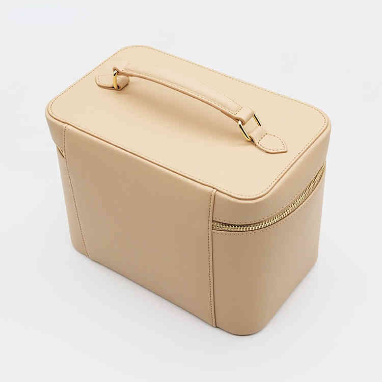 NXY cosmetic bags saffiano PU leather travel case beauty grainy makeup cases bag 220118