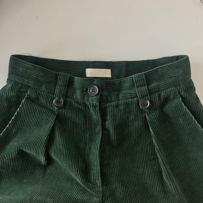 Nomikuma Vinatge Solid Corduroy Harem Pants Causal High Waist Autumn New Trousers Double Poskets Women Pants Mujer 6C982 210427