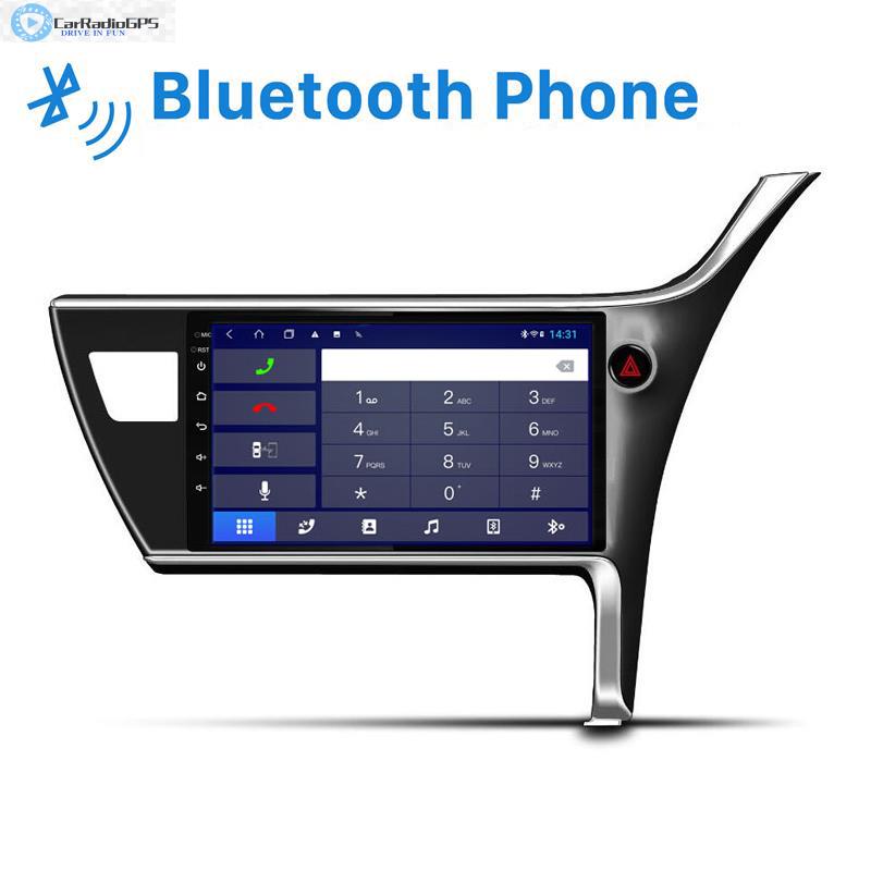 Car dvd Radio Stereo WIFI GPS Navigation Multimedia Player head unit For COROLLA ALTIS 2017-2018 RHD 2 din Adroid 10