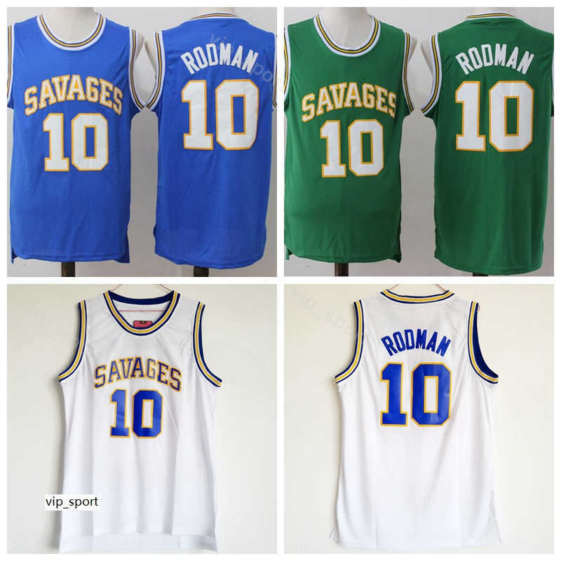 High School Basketball Dennis Rodman Jersey 10 Men Sale Oklahoma Savages Jersey Breathable Pure Cotton For Sport Fans Team Blue Green White
High School Basketball Dennis Rodman Jersey 10 Men Sale Oklahoma Savages Jersey Breathable Pure Cotton For Sport Fans Team Blue Green White