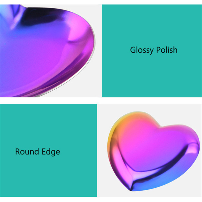 Heart Shape Plate Jewelry Display Tray Wholesale Wedding Plates Necklace Tray