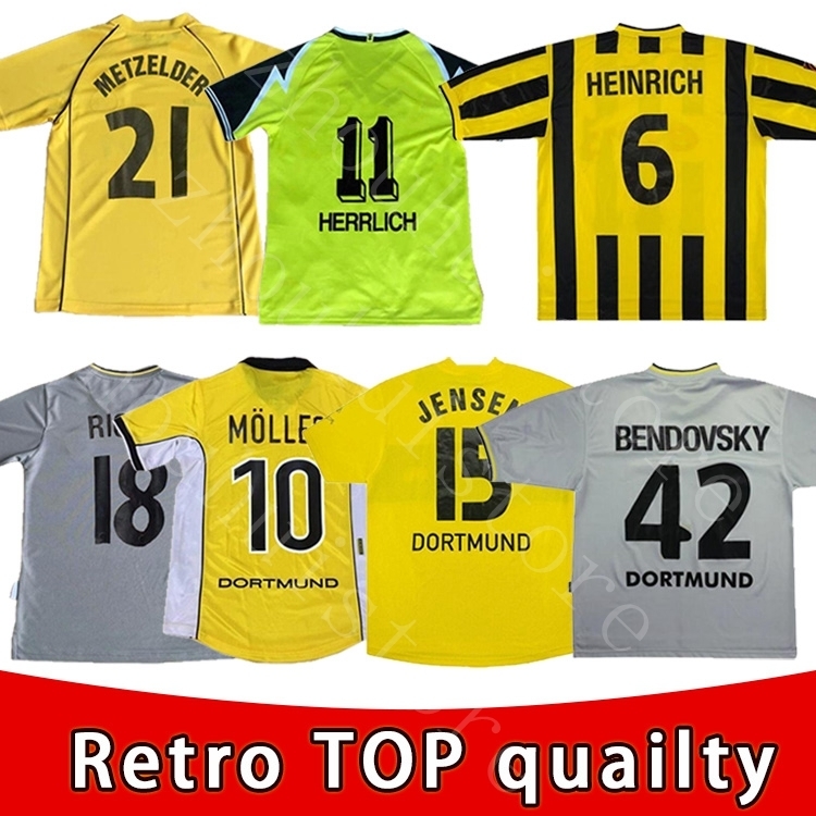 Retro classic soccer jerseys DEDE METZELDER BOBIC ROSICKY HERRLICH MÃLLER AMOROSO RICKEN 1995 1996 1997 Borussia Dortmund Hässler football, Black;yellow
Retro classic soccer jerseys DEDE METZELDER BOBIC ROSICKY HERRLICH MÃLLER AMOROSO RICKEN 1995 1996 1997 Borussia Dortmund Hässler football, Black;yellow