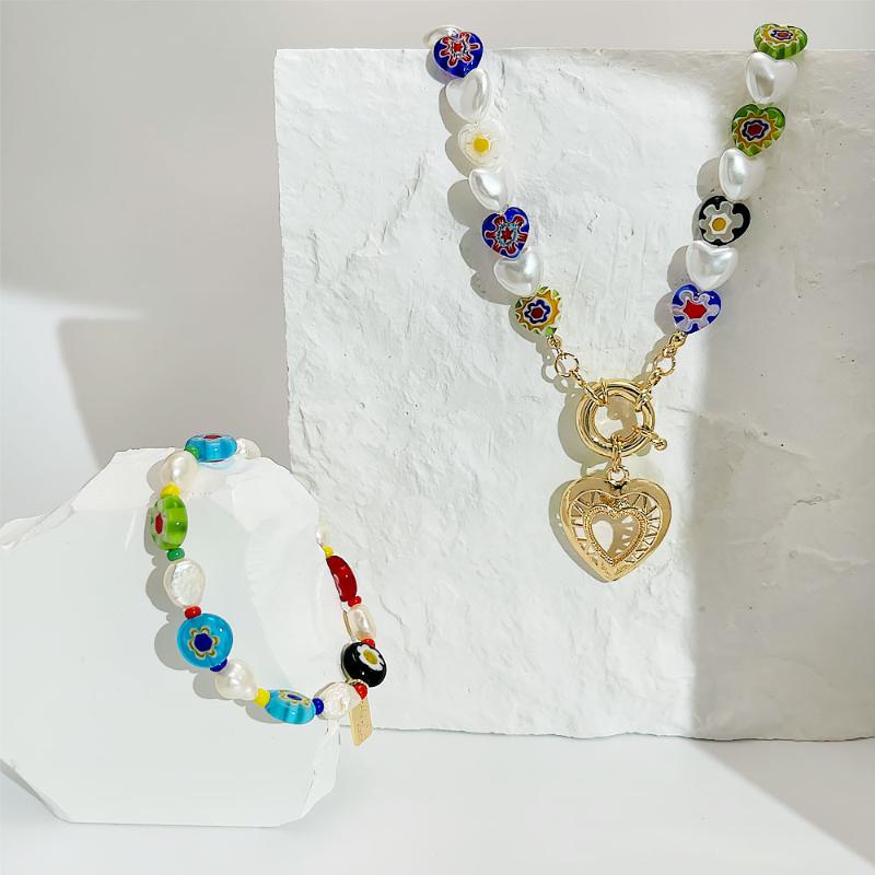 Pendant Necklaces Fashion Jewelry 2021 Vintage Style With Colorful Flowers Candy Geometric Heart Personality Necklace Bracelet For Women
Pendant Necklaces Fashion Jewelry 2021 Vintage Style With Colorful Flowers Candy Geometric Heart Personality Necklace Bracelet For Women