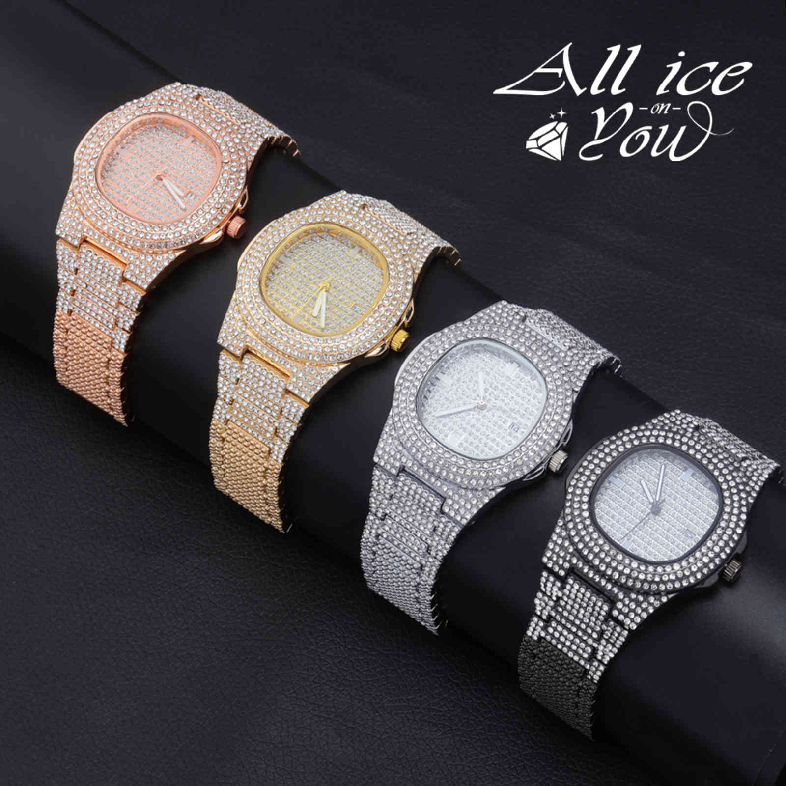 ALLICEONYOU Quartz Watches Iced Out Micro Pave Cubic Zirconia Hip Hop Punk Style Stainless Steel Men Wristwatches, Black band silver
ALLICEONYOU Quartz Watches Iced Out Micro Pave Cubic Zirconia Hip Hop Punk Style Stainless Steel Men Wristwatches, Black band silver