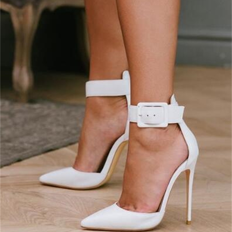 dress shoes pointed toe high heel big buckle thin heels woman pumps stiletto white red gold 04h8, Black
dress shoes pointed toe high heel big buckle thin heels woman pumps stiletto white red gold 04h8, Black