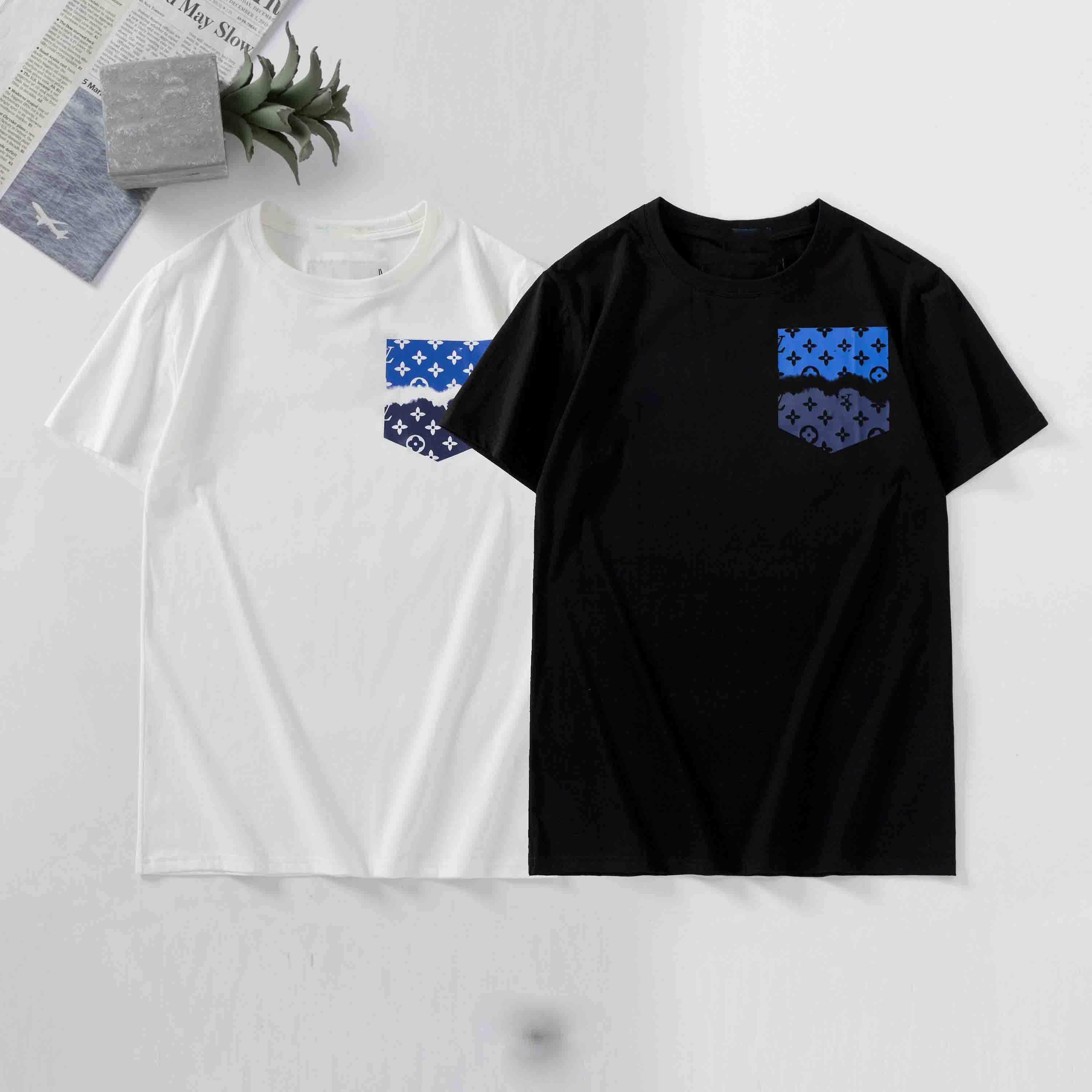 Frauen der Männer-T-Shirts Sommer Designer Fashion Lovers Short Sleeve Luxury Cotton Street männliche weibliche Tee, White;black
Frauen der Männer-T-Shirts Sommer Designer Fashion Lovers Short Sleeve Luxury Cotton Street männliche weibliche Tee, White;black