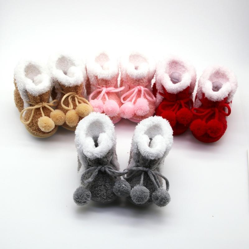 Boots -18M Winter Infant Snow Baby Boy Girl Shoes Soft Sole Cute Pompoms First Walker Plush Lined Prewalker Fleece
Boots -18M Winter Infant Snow Baby Boy Girl Shoes Soft Sole Cute Pompoms First Walker Plush Lined Prewalker Fleece
