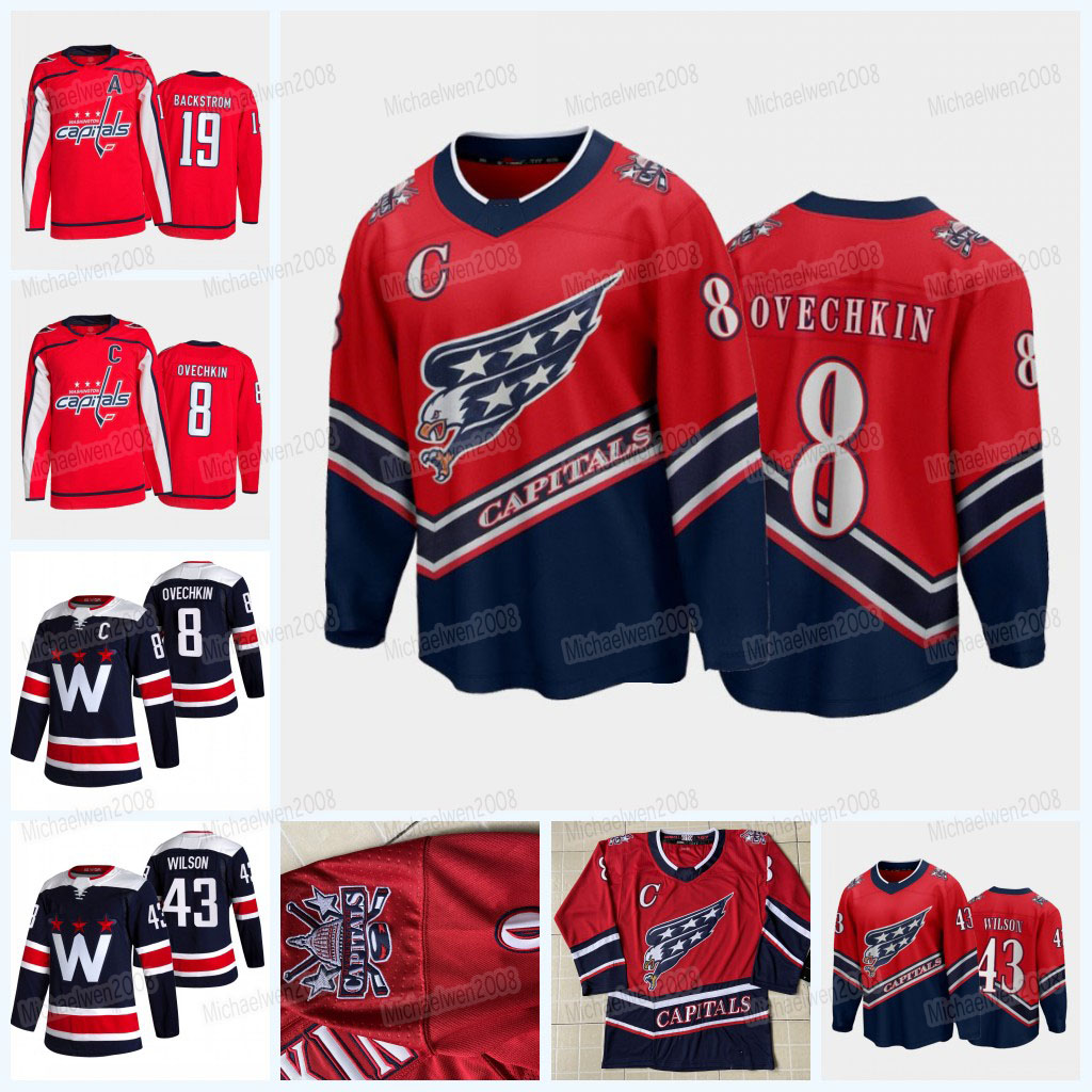 Washington Capitals 2021-22 Jersey Alex Ovechkin T.J. Oshie Tom Wilson Nicklas Backstrom John Carlson Evgeny Kuznetsov Dennis Cholowski Conor Sheary Lars Eller, Men
Washington Capitals 2021-22 Jersey Alex Ovechkin T.J. Oshie Tom Wilson Nicklas Backstrom John Carlson Evgeny Kuznetsov Dennis Cholowski Conor Sheary Lars Eller, Men