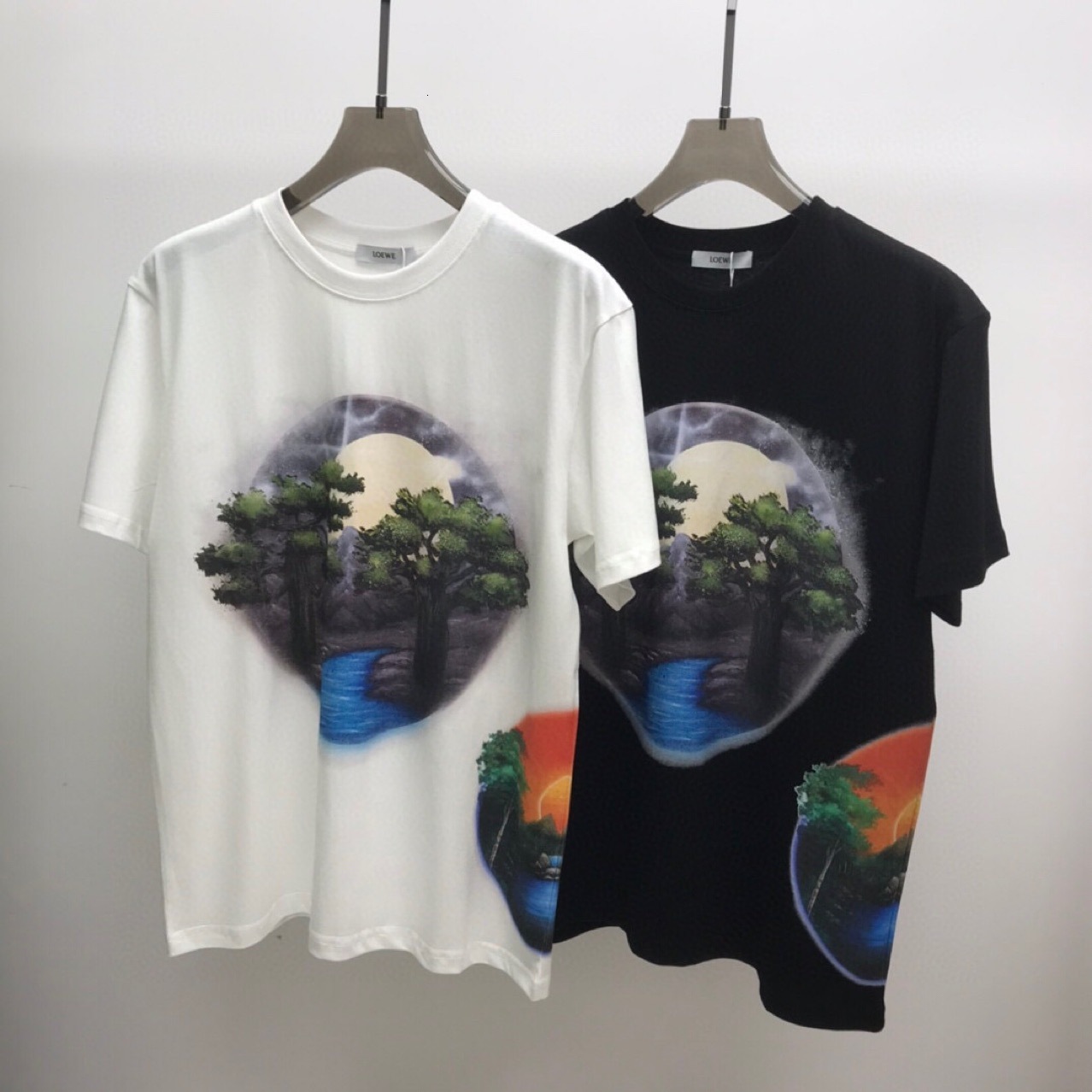 summer Hot 2021 Casual Short Sleeve Top Men's T-shirt white letter loose Loew Luo Yichao VWFW, White;black
summer Hot 2021 Casual Short Sleeve Top Men's T-shirt white letter loose Loew Luo Yichao VWFW, White;black